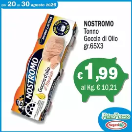 Volantino Primo Prezzo Pagina 8: Nostromo Tonno Goccia di Olio €1,99