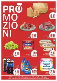 Volantino PRO7 Supermercati Pagina 2: Pepsi classica/zero €2,10, Rotoloni Regina carta igienica €2,99