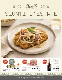 Volantino Borello Supermercati Pagina 1: Valdobbiadene Prosecco Superiore Extra Dry DOCG €6,99