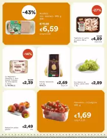 Volantino Borello Supermercati Pagina 5: Uova Piemonte Le Naturelle €2,39, Tagliata di petti di pollo AIA €4,89