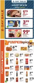Coborn's weekly ad week 35 Page 6: Kellogg's Pumpkin Pie Pop-tarts €4,99, Torani Syrup €3,99
