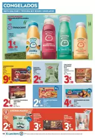 Folheto E.Leclerc semana 35 Página 10: Ervilhas primavera iglo €2,99, Douradinhos de peixe iglo €4,99