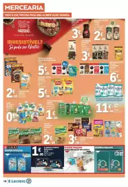Folheto E.Leclerc semana 35 Página 18: Puré de fruta nestlé €0,64, Cereais fibra fitness €2,89