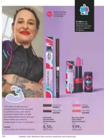 Catálogo AVON Página 136: Avon glimmerstick €8,50, Avon ultra colour matte lipstick €9,99