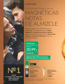 Catálogo AVON Página 14: Attraction para Él €29,99, Attraction loción corporal para ella €7,99