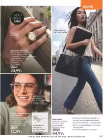 Catálogo AVON Página 149: Reloj Anillo Newstalgia €24,99, Bolso Lottie €44,99