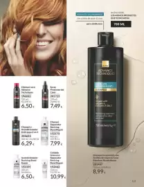 Catálogo AVON Página 161: Spray Protector del Calor €7,49, Champú y Acondicionador Anticaspa 2 en 1 €6,29