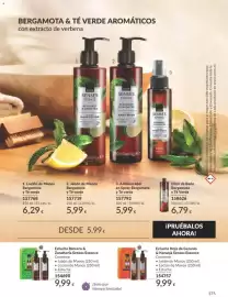 Catálogo AVON Página 175: Romero & Zanahoria Senses Essence €9,99, Estuche Hoja de Geranio & Naranja Senses Essence €9,99
