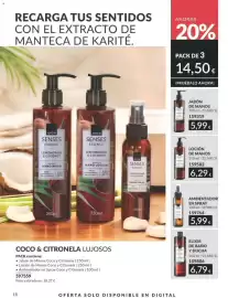Catálogo AVON Página 214: Senses loción de manos €6,29, Senses ambientador en spray €5,99