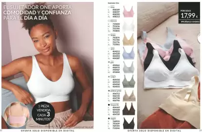 Catálogo AVON Página 218: Bragas €17,99