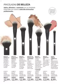 Catálogo AVON Página 60: Avon brocha plana 112 €12,99, Avon brocha plana para base 111 €12,99