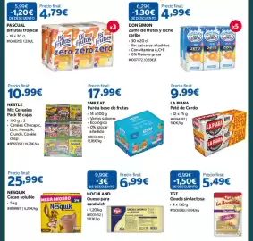 Catálogo Costco Página 7: Don Simon zumo de frutas y leche caribe €4,99, Nesquik cacao soluble €25,99