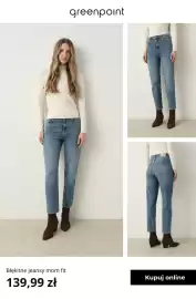 Greenpoint gazetka tydzień 35 Strona 8: Błękitne jeansy mom fit Greenpoint €139,99