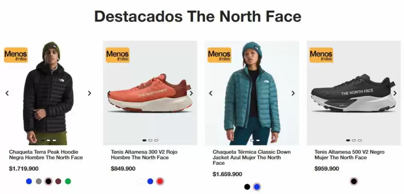 The North Face (válido hasta 4-09)