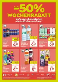 ADEG Flugblatt woche 36 Seite 8: Vöslauer Sport ohne Kohlensäure od. mit Magnesium €0,69