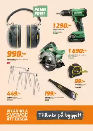 Järnia reklamblad Sida 6: Stanley sågbock essential €449,00, Irwin handsåg 550 mm 2k belagd €199,00