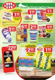 Top Market gazetka Strona 3: Mleko Polskie 2% Mlekovita €2,99, Ser Sokół Mlekovita €22,99