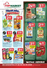 Top Market gazetka Strona 1: Croissant 7 Days €1,99, Groszek Konserwowy, Kukurydza Złocista Bonduelki Bonduelle €3,79