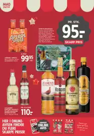 MENY tilbudsavis uge 35 Side 33: Aperol Spritz €99,95, Aalborg export akvavit eller aalborg porse snaps €110,00