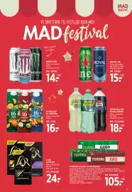 MENY tilbudsavis uge 35 Side 38: Pepsi eller Faxe Kondi €18,00, Rynkeby 16-serien €16,00