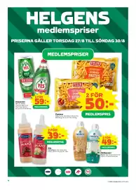 Coop Nära reklamblad Sida 4: Felix pommes €50,00, Noora sköljmedel €49,00