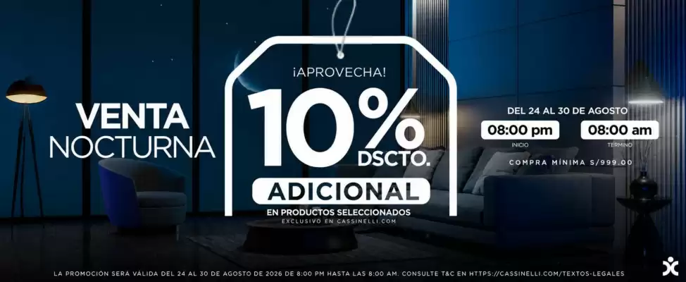 Cassinelli (válido hasta 1-09)
