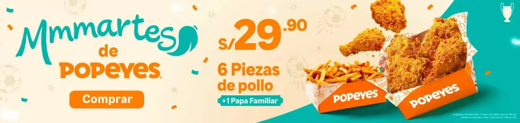 Popeyes (válido hasta 21-09)