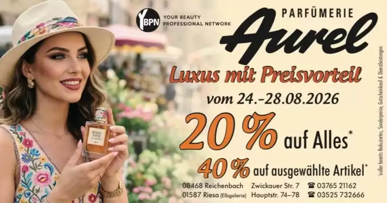 Aurel Parfümerie (gültig bis 28-08)