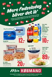 Min Købmand tilbudsavis uge 35 Side 1: Dr. Oetker Ristorante Pizza €20,00, Kærgården €12,00