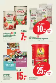 Min Købmand tilbudsavis uge 35 Side 11: Valsemøllen Bageblanding €15,00, Grøn Balance ØKO Hakkede Tomater €7,00