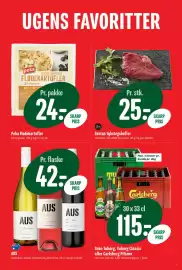 Min Købmand tilbudsavis uge 35 Side 3: Grøn Tuborg Tuborg Classic Carlsberg Pilsner €115,00, Peka Flødekartofler €24,00