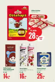 Min Købmand tilbudsavis uge 35 Side 8: Arla Klovborg Skiveost €25,00, Cheasy Yoghurt €16,00