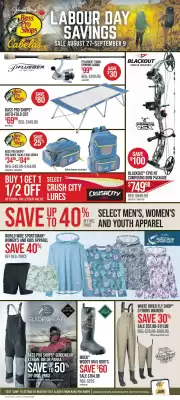 Bass Pro (valid until 9-09)