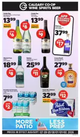 Calgary Co-op flyer week 35 Page 1: Pabst Blue Ribbon Beer €32,99