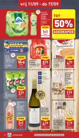 ALDI folder week 37 Pagina 22: 7up zero €3,99, Almdudler Kruiden-limonade €8,99