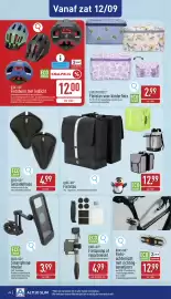 ALDI folder week 37 Pagina 24: Fietstas voor kinderfiets €2,99, Gelzadelhoes €4,99