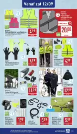 ALDI folder week 37 Pagina 25: Ride+go ledverlichtingset €11,99, Fietshandschoenen €4,99