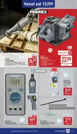 ALDI folder week 37 Pagina 27: Ferrex slijpstation €22,00, Workzone multispray €2,49