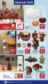 ALDI folder week 37 Pagina 28: Kussen €4,99, Casalux accutafellamp €7,99