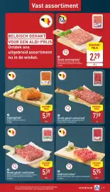 ALDI folder week 37 Pagina 29: Bereid gehakt varken/rund €7,59, Americain natuur €5,95