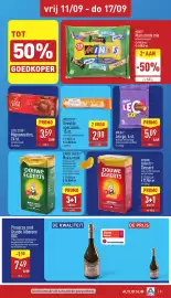 ALDI folder week 37 Pagina 31: Douwe egberts dessert €27,75, Côte d'or mignonnettes €3,59