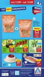 ALDI folder week 37 Pagina 32: Varkenshaasje met rozemarijn €5,99, Daylicious Pavlova €9,99