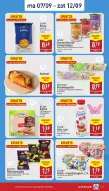 ALDI folder week 37 Pagina 7: Milsani volle room €1,19, Delifin kipfilet €1,09