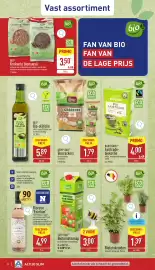 ALDI folder week 37 Pagina 8: Juicy bio biotomatensap €3,00, Kempi bio biocrackers €1,79