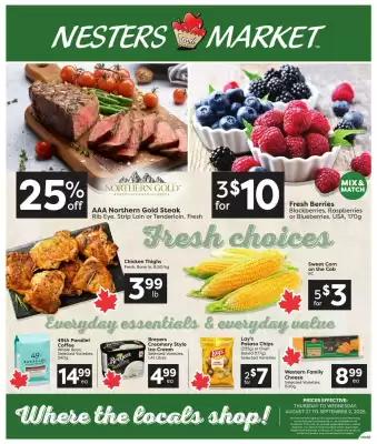 Nesters Market flyer (valid until 2-09)