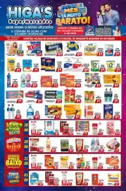 Folheto Higa's Supermercado Página 1