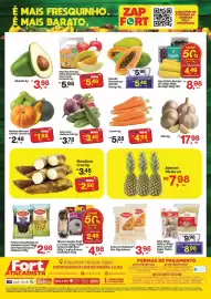 Tabloide Fort Atacadista Página 2: Alho €17,98, Mais - abóbora moranga/cabotiá/chuchuchu €2,48