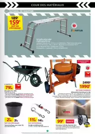 Catalogue Mr Bricolage page 7: Seau plastique avec anse €2,40, XANLITE Enrouleur LED de chantier €99,00