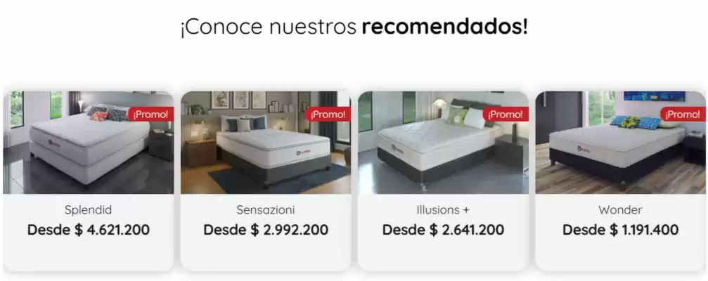 Colchones Wonder (válido hasta 2-09)