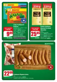 Dino gazetka tydzień 35 Strona 1: Kiełbasa Śląska Extra Agro Rydzyna €22,99, Lody multipack Kaktus classic €9,89